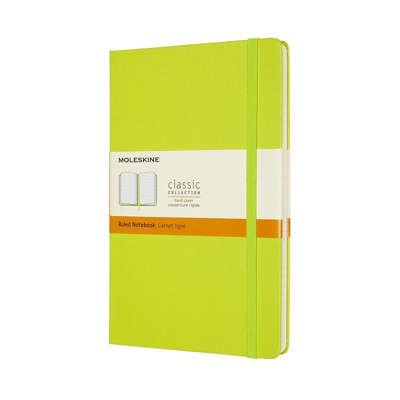 Afbeelding van Notebook Large Ruled Hard Cover Lemon Green