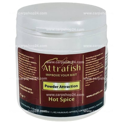Afbeelding van Attrafish Powder Attraction 75g 10 Smaken Hot Spice