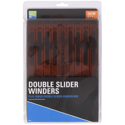 Afbeelding van Preston Double Slider Winders Plus Box Maat : 26cm (Orange 8 pcs winders)