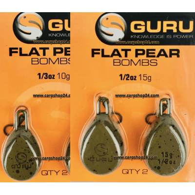 Afbeelding van Guru Flat Pear Bombs (2 pcs) Maat : 15g