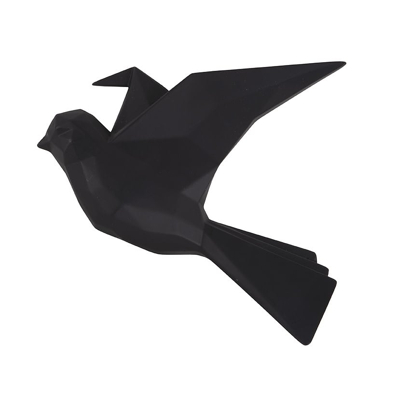 Afbeelding van PT Living Wall Hanger Origami Bird Large Grijs