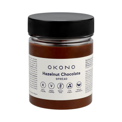 Afbeelding van OKONO Keto hazelnoot chocoladepasta 200 gr