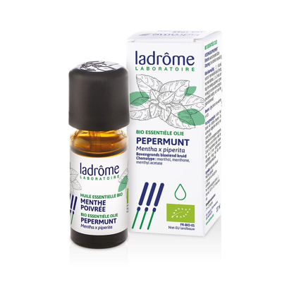 Afbeelding van Pepermunt etherische olie LaDrome bio 10 ml