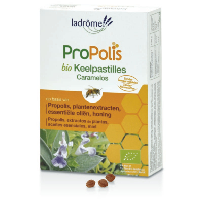 Afbeelding van Keelpastilles Propolis bio 50 gr