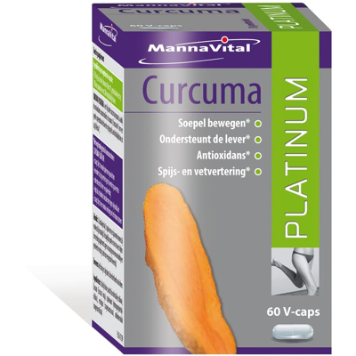 Afbeelding van Curcuma Platinum capsules bio 60 pcs.