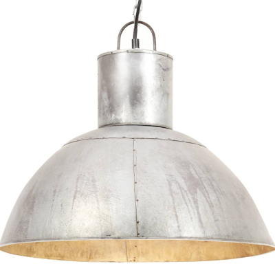 Afbeelding van Hanglamp rond 25 W E27 48 cm zilverkleurig