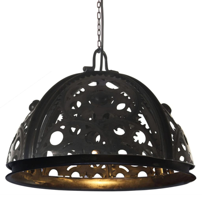 Afbeelding van Plafondlamp industrieel kettingwiel ontwerp E27 45 cm
