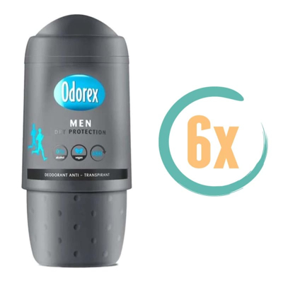 Afbeelding van 6x Odorex Dry Protection Deoroller 50ml kopen? Nu in de aanbieding bij Voordelig
