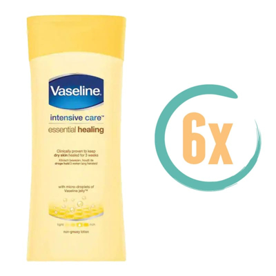 Afbeelding van 6x Vaseline Bodylotion Essential Healing 200ml kopen? Nu in de aanbieding bij