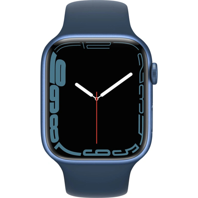 Afbeelding van Refurbished Apple Watch Series 7 GPS Blue / 45mm Lichte gebruikssporen
