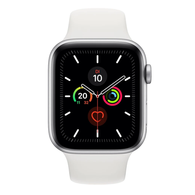 Afbeelding van Refurbished Apple Watch Series 5 GPS Silver / 44mm Lichte gebruikssporen