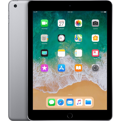 Afbeelding van Refurbished Apple iPad 9.7 (2018) WiFi Space Grey / 32GB Zichtbare gebruikssporen
