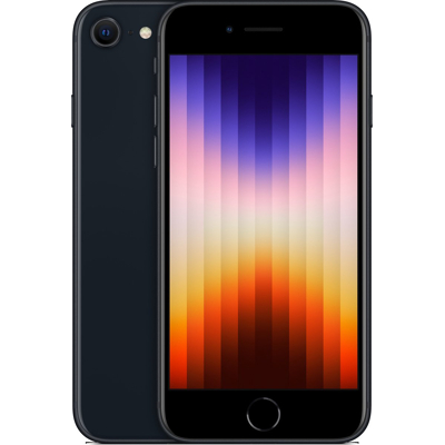 Afbeelding van Refurbished Apple iPhone SE (2022) Black / 64GB Als nieuw