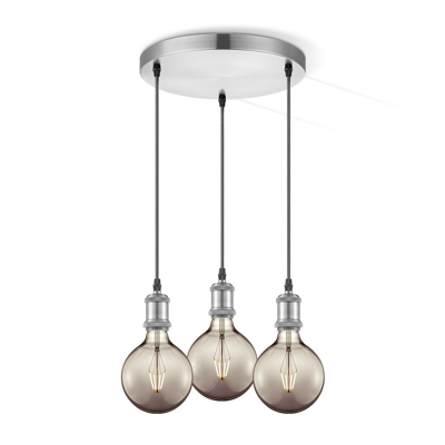 Afbeelding van Home Sweet Hanging Lamp Basic Brushed steel 30x30x109cm