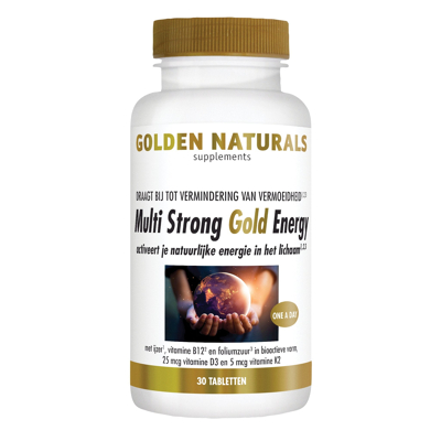 Afbeelding van Golden Naturals Multi Strong Gold Energy 30tb