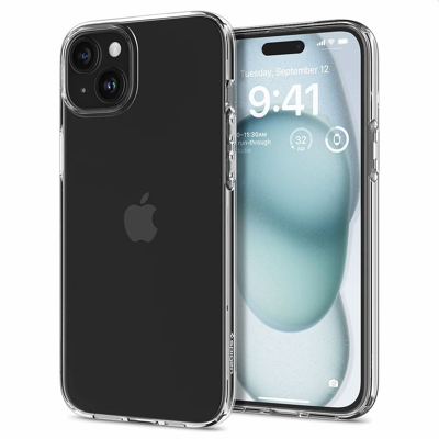 Afbeelding van Spigen Liquid Crystal TPU Back Cover Transparant Apple iPhone 15