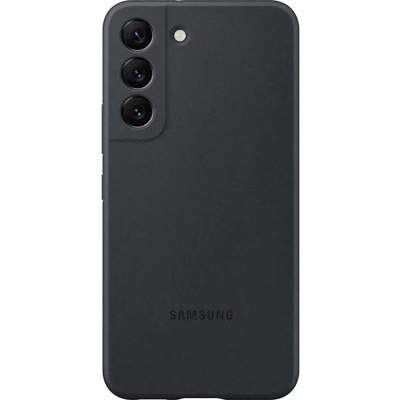 Afbeelding van Samsung Galaxy S22 Siliconen Back Cover Zwart
