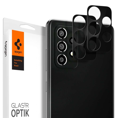 Afbeelding van 2 Pack Screenprotectors Samsung Galaxy A72: Spigen tR Optik (2Pack) Glas