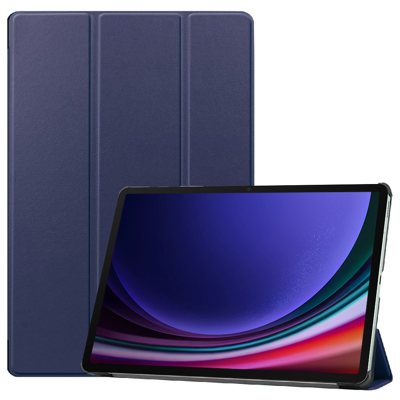 Afbeelding van Just in Case Smart Tri Fold Samsung Galaxy Tab S9 / FE Book Blauw