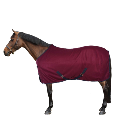 Abbildung von Harry&#039;s Horse fleecedecke Colors bordeaux Unterlänge: 175 cm &amp; Rückenlänge: 125
