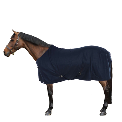 Abbildung von Harry&#039;s Horse fleecedecke Colors navy Unterlänge: 195 cm &amp; Rückenlänge: 145