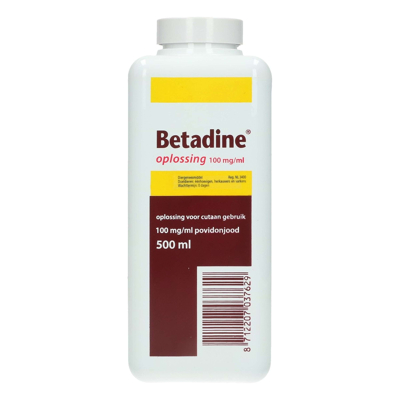 Abbildung von Betadine Desinfektionsmittel Betadinlösung 500 ml