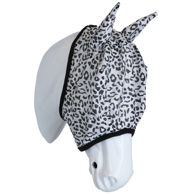 Abbildung von Premiere Fliegenmaske mit Ohren Animal Print Leopard Pony