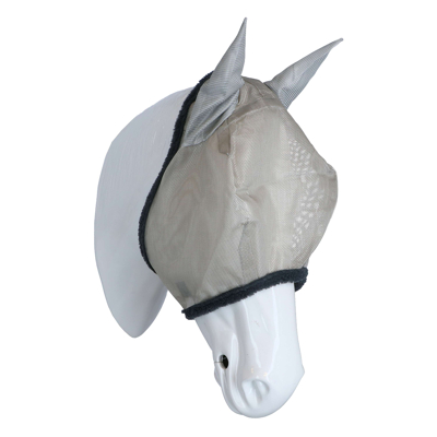 Abbildung von Amigo Fly Mask Silber Dunkel Grau Warmblut