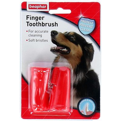 Abbildung von Beaphar Dog A Dent Finger Zahnbürste 1 st.