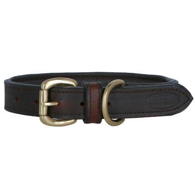 Abbildung von Weatherbeeta Dog Collar Padded Leather Braun XS