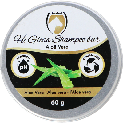 Abbildung von Excellent Hi Gloss Shampoo Riegel Aloe Vera 60 Grün