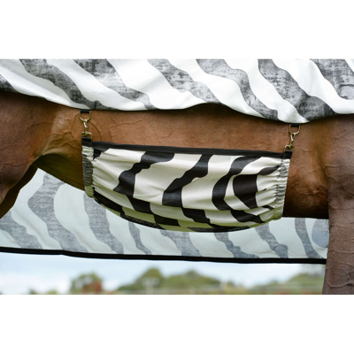 Abbildung von Bucas Buzz Off Belly Flap Zebra M / L