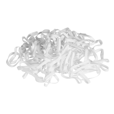 Abbildung von Kerbl Mähnengummi aus Silikon, Weiß 500 Stück