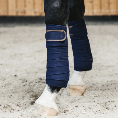 Abbildung von Kentucky Horsewear Bandagen Polar Fleece Navy Warmblut