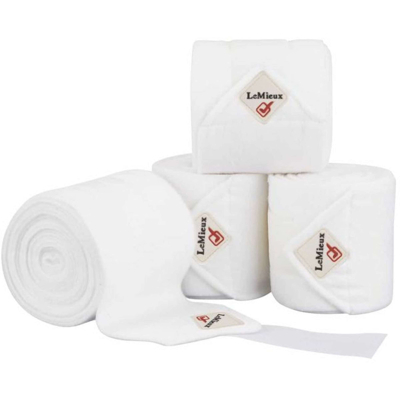 Abbildung von LeMieux Bandagen Luxury Polo Satz von 4 Weiß 3,8m