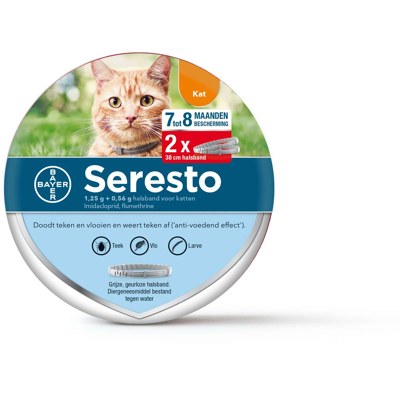 Abbildung von Seresto Flohhalsband für Katzen 2 Stück