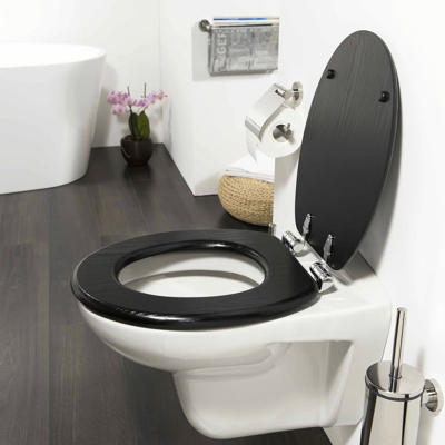Afbeelding van Toiletbril Tiger Blackwash SlowClose Zwart