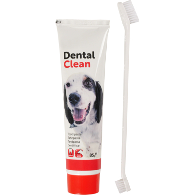 Afbeelding van Hondenverzorging Tandpasta met Borstel