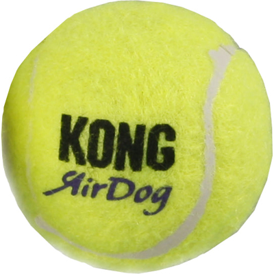 Afbeelding van Kong Squeakair Tennisbal Geel Met Piep SMALL 5 CM (3 stuks) (88571)