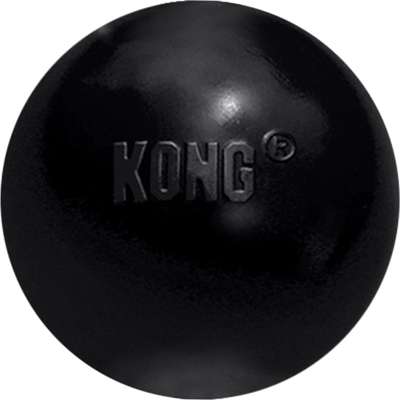 Afbeelding van Kong Extreme Rubber Bal Zwart MEDIUM 7,5X7,5X7,5 CM (83424)
