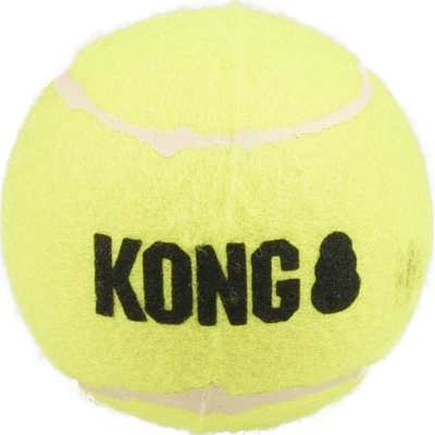 Afbeelding van Kong Squeakair Tennisbal Geel Met Piep LARGE 8 CM (1 stuk) (88572)
