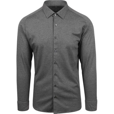 Afbeelding van Desoto overhemd heren grijs effen