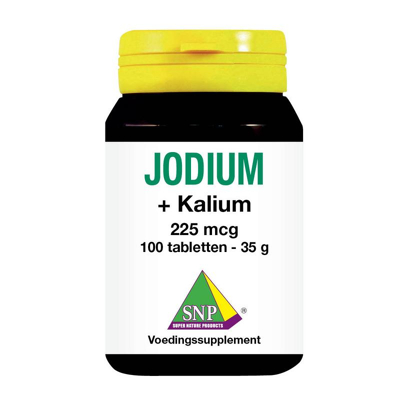 Afbeelding van Snp Jodium 225 Mcg + Kalium, 100 tabletten