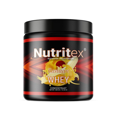 Afbeelding van Nutritex Whey Proteine Banaan, 300 gram