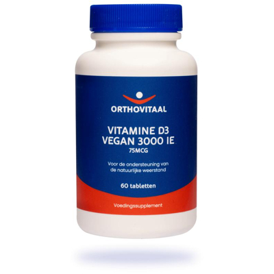Afbeelding van Orthovitaal Vitamine D3 3000 IE Tabletten