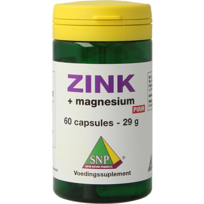 Afbeelding van Snp Zink + Magnesium Puur 60ca