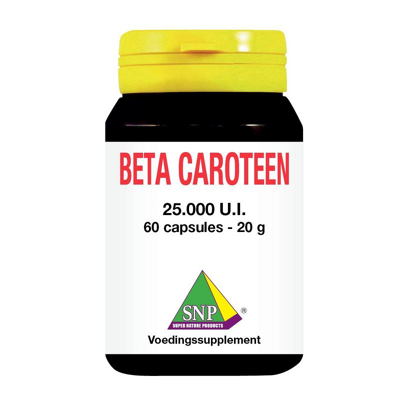 Afbeelding van Snp Beta Caroteen 25000iu, 60 capsules