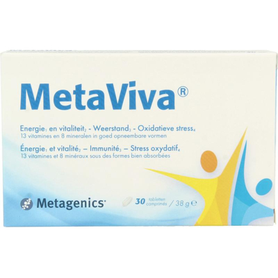 Afbeelding van Metagenics Metaviva Tabletten 30TB