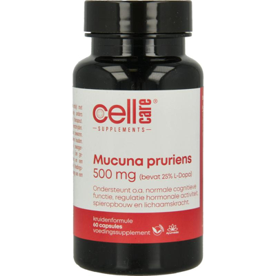 Afbeelding van Cellcare Mucuna Pruriens 500mg Capsules