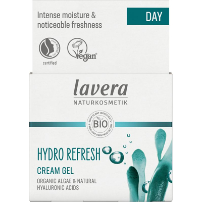 Afbeelding van Lavera Hydro refresh cream gel EN/ IT 50 Milliliter